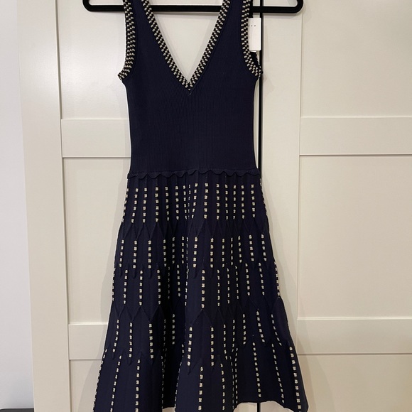 SANDRO PARIS Jasmine Stretch-ponté Mini Dress - Picture 7 of 16